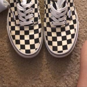 checkered vans